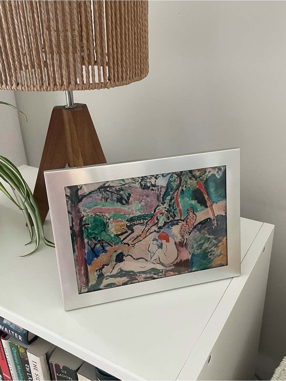 6x8 Small Framed Matisse Art in Silver Frame